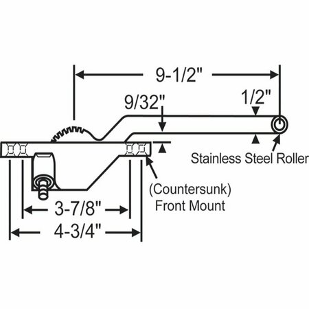 STRYBUC Single Arm Casement Operator 36-433-1